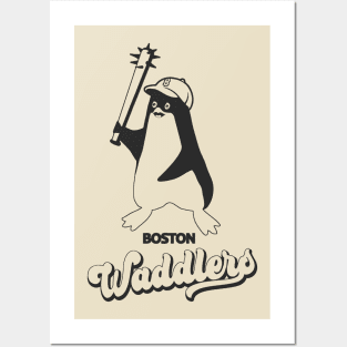 retro boston waddlers Posters and Art